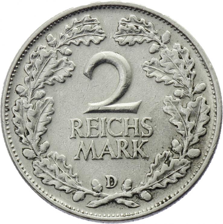 J.320 • 2 Reichsmark 1925 D 