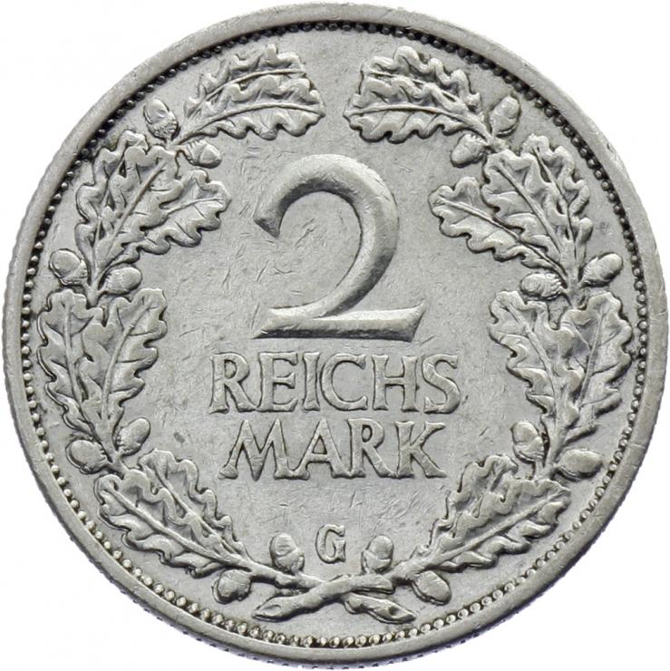 J.320 • 2 Reichsmark 1931 G 
