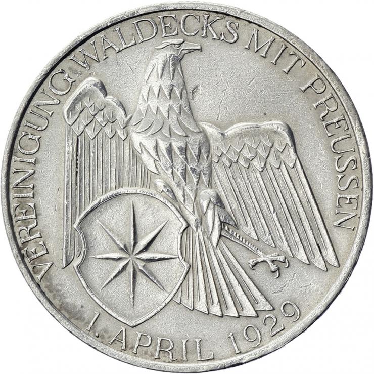 J.337 • 3 Reichsmark Waldeck 1929 