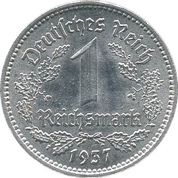 J.354 • 1 Reichsmark 1937 A 