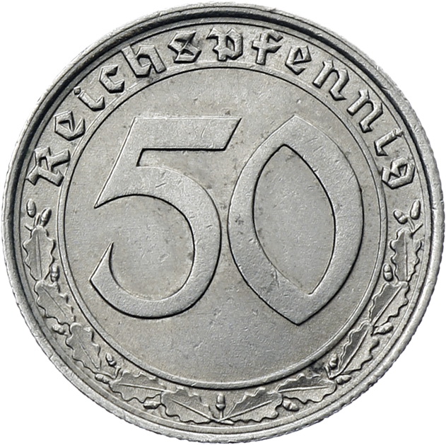 J.365 • 50 Reichspfennig 1938 A 