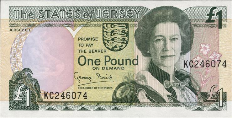 Jersey P.20 1 Pound (1993) (1) 