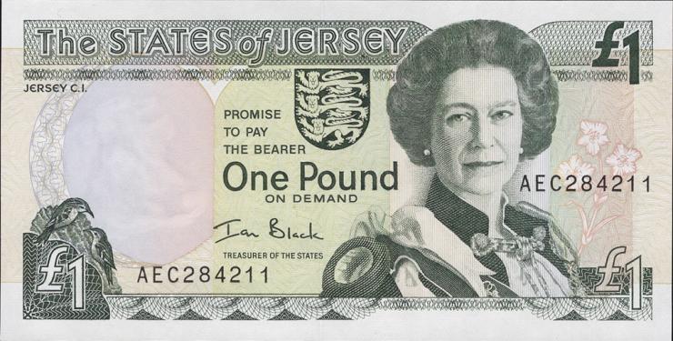 Jersey P.26b 1 Pound (2000) (1) 