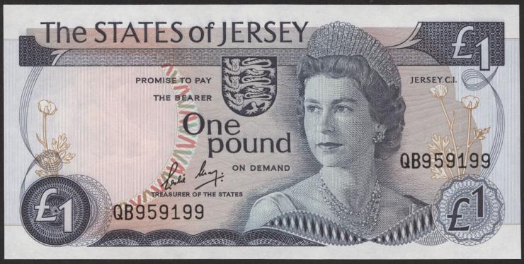 Jersey P.11b 1 Pound (1976-88) (1) 
