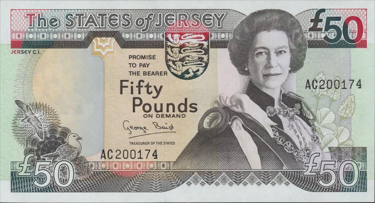 Jersey P.24 50 Pounds (1993) (1) 