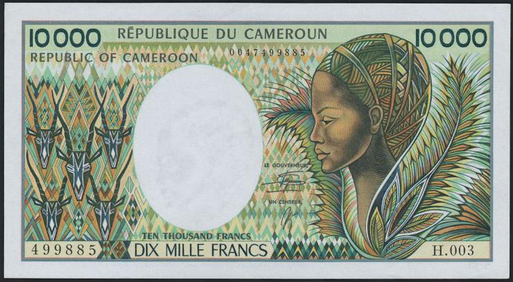 Kamerun / Cameroun P.23c 10000 Francs (1984) (1/1-) 