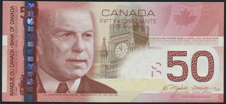 Canada P.104a 50 Dollars 2004/2004 (1) 
