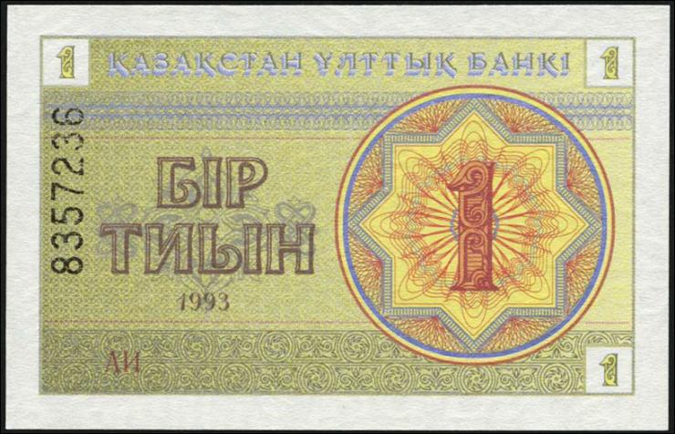 Kasachstan / Kazakhstan P.01d 1 Tyin 1993 (1) 