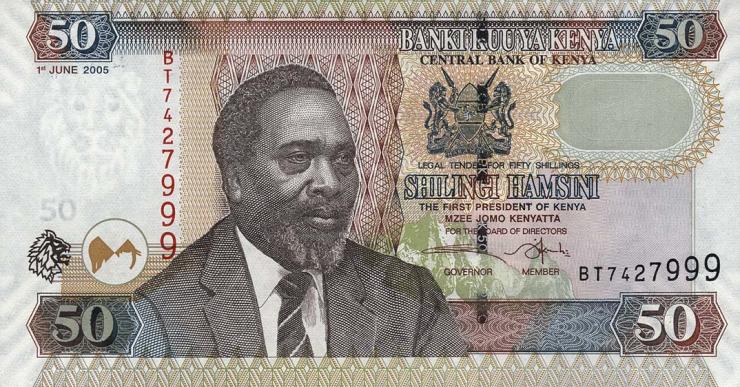 Kenia / Kenya P.47a 50 Shillings 2005 (1) 