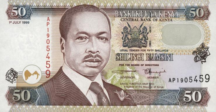 Kenia / Kenya P.36d 50 Shillings 1999 (1) 