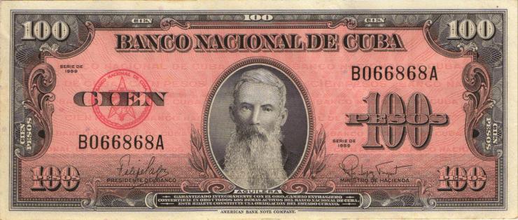 Kuba / Cuba P.093 100 Pesos 1959 (1/1-) 