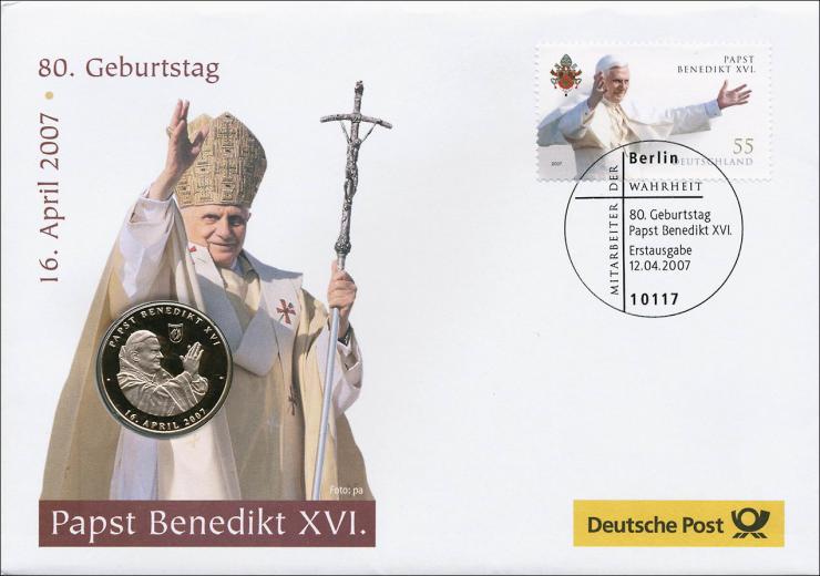 V-169 • Papst Benedikt XVI. - 80. Geburtstag 