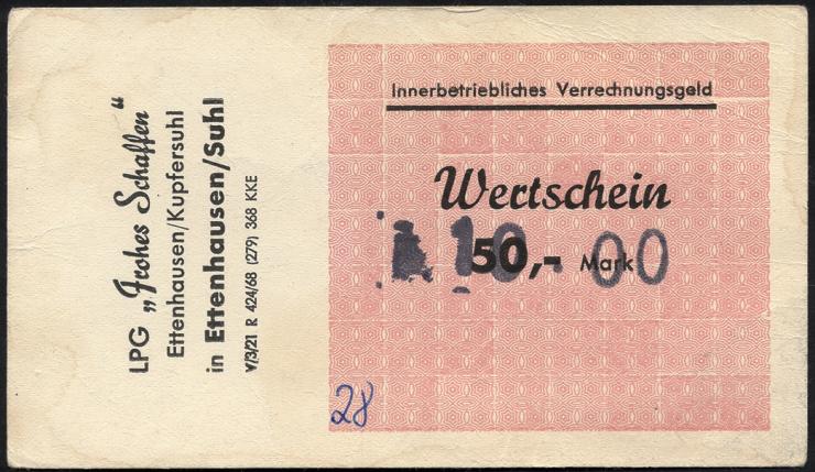 L.027.7 LPG Ettenhausen/Kupfersuhl "Frohes Schaffen" 50 Mark (1) 