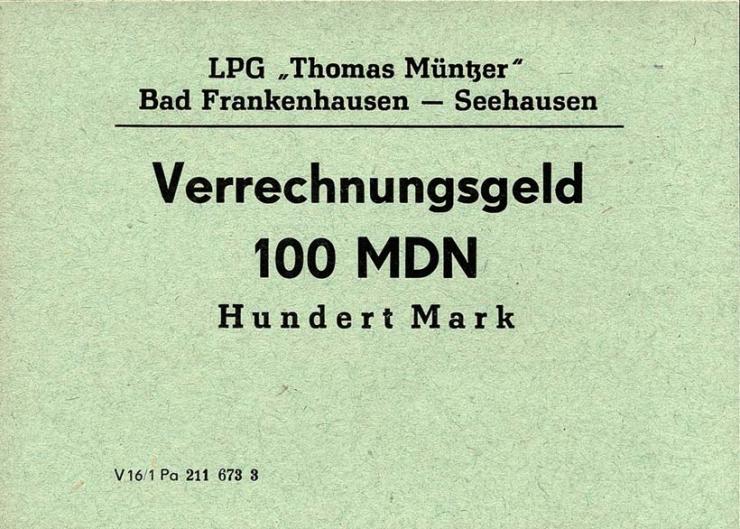 L.029I.6 LPG Bad Frankenhausen-Seehausen "Thomas Müntzer" 100 MDN (1) 
