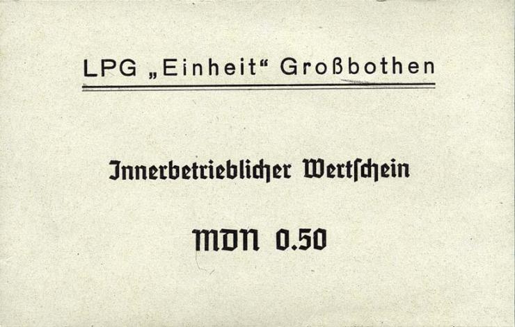 L.044.01 LPG Großbothen "Einheit" 0,50 MDN (1) 