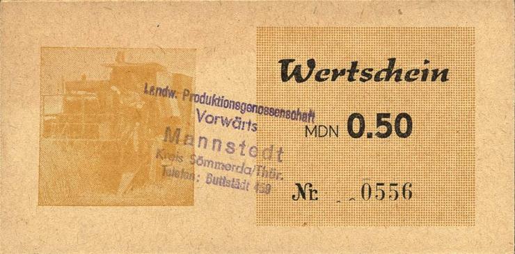 L.083.2 LPG Mannstedt "Vorwärts" 0,50 MDN (1) 