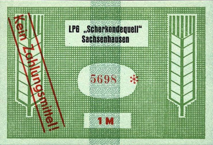 L.123.09 LPG Sachsenhausen "Scherkondequell" 1 Mark (1) 