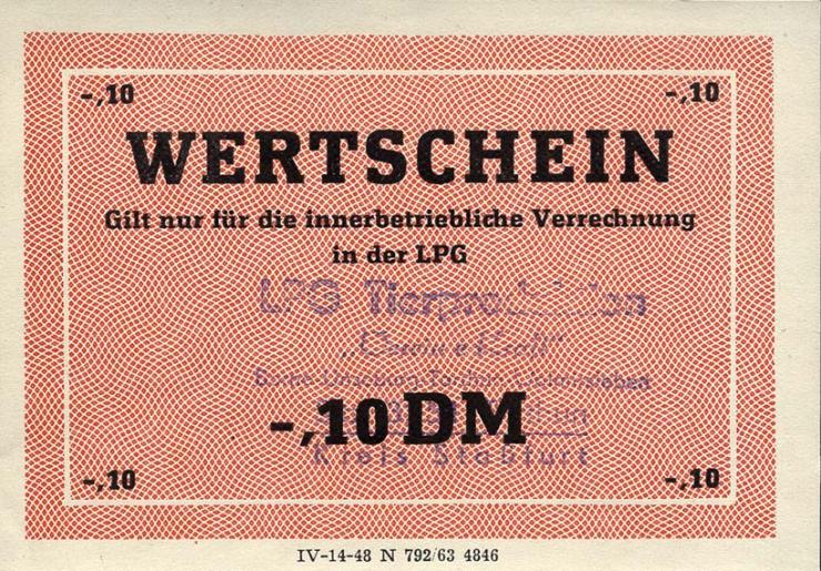 L.136.25 LPG Tarthun "Vereinte Kraft" 0,10 DM (1) 