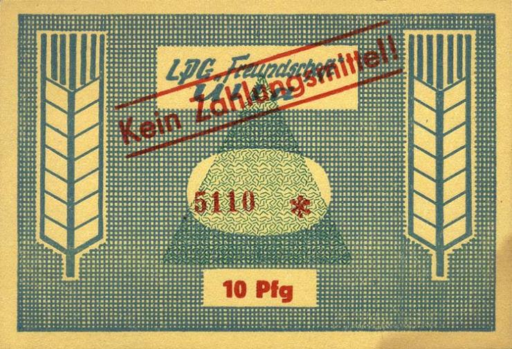 L.141.20 LPG Ulla "Freundschaft" 10 Pfennig (1) 