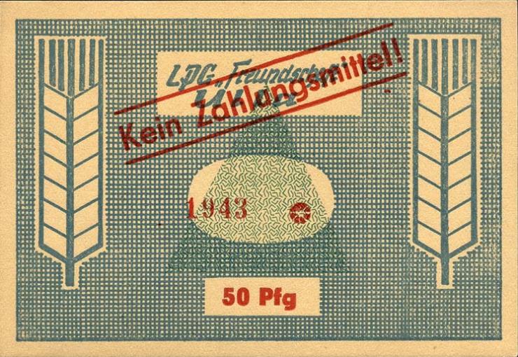 L.141.03 LPG Ulla "Freundschaft" 50 Pfennig (1) 
