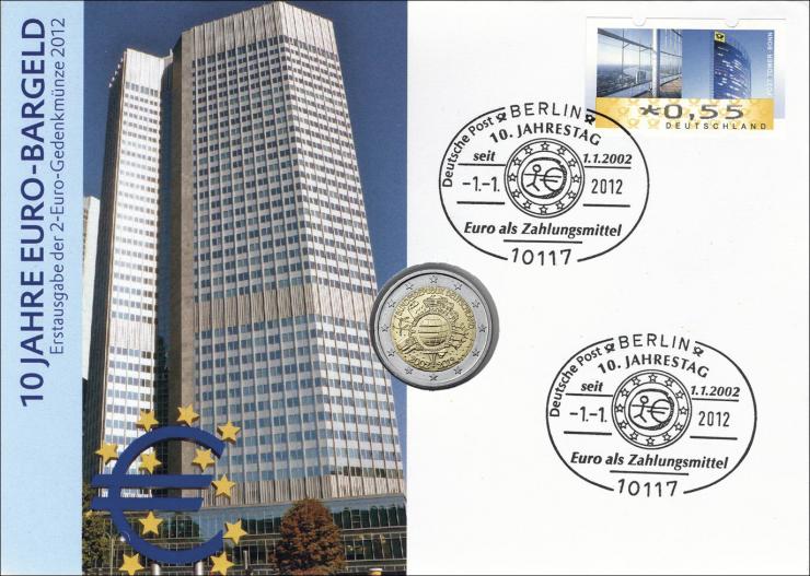 L-8731 • 10 Jahre Euro-Bargeld 