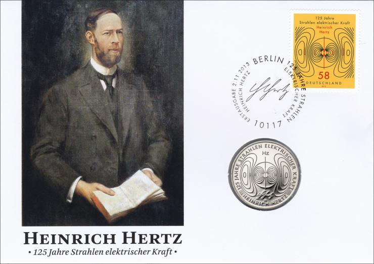 L-8860 • Heinrich Hertz - 125 J. Strahlen elektrischer Kraft 