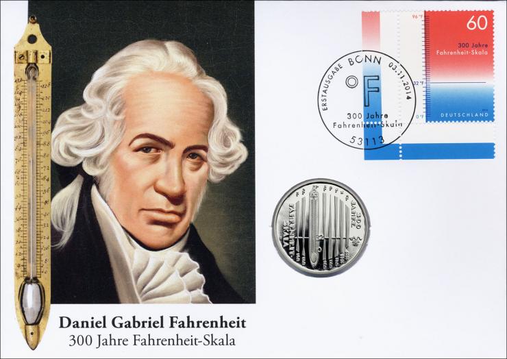 L-8929 • Daniel Gabriel Fahrenheit - 300 J. Fahrenheitskala PP 