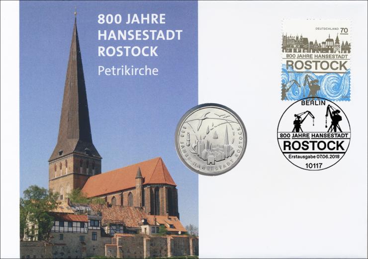 L-9240 • 800 Jahre Hansestadt Rostock 