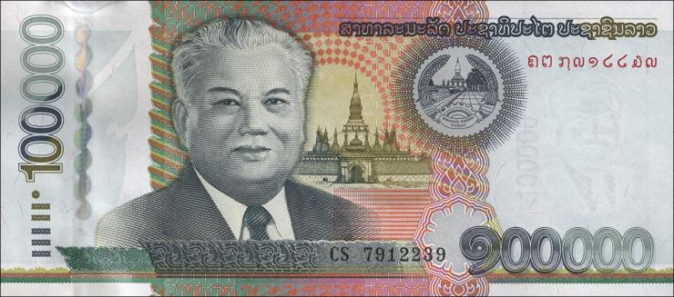 Laos P.42 100.000 Kip 2011 (1) 