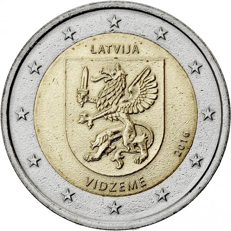Lettland 2 Euro 2016 Livland/ Vidzeme 