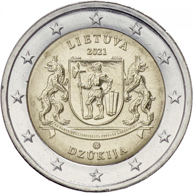 Litauen 2 Euro 2021 Dzukija (Region) 