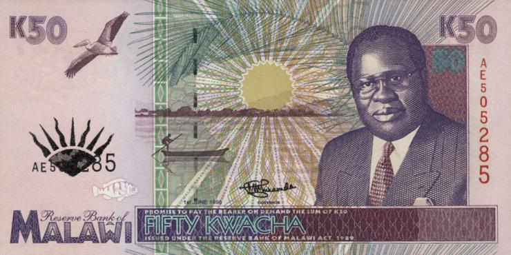 Malawi P.33 50 Kwacha 1995 (1) 