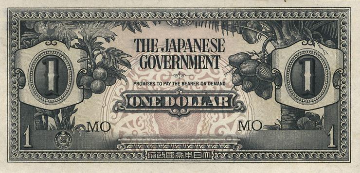 Malaya-Jap.Besetzung P.M 05c 1 Dollar (1942) (1) 
