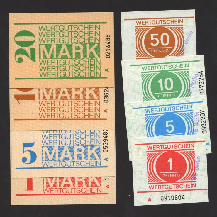 MDI-17-32 DDR Gefängnisgeld Serie A 1 Pfennig - 20 Mark StVE (1) 