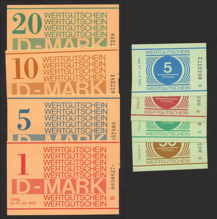 MDI-34/41 DDR Gefängnisgeld Serie B 1 Pfennig - 20 Mark (1) 