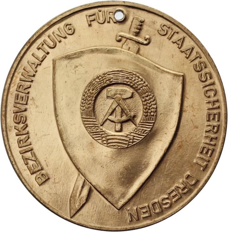 Medaille der Bezirksverwaltung für Staatssicherheit Dresden - Bronze 