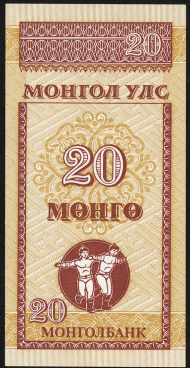 Mongolei / Mongolia P.50 20 Mongo (1993) (1) 