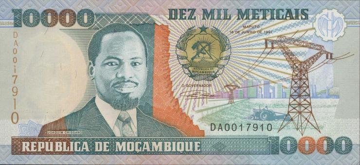 Mozambique P.137 10000 Meticais 1991 (1) 