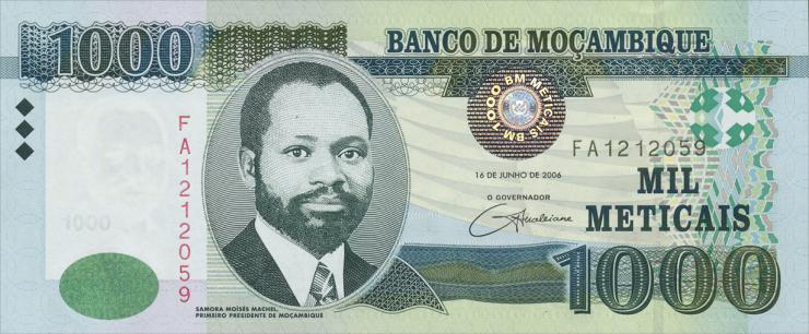 Mozambique P.148 1000 Meticais 2006 (1) 