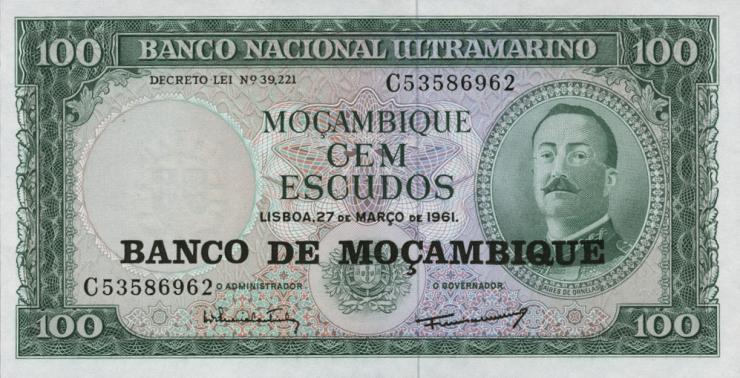 Mozambique P.117 100 Escudos (1976) (1) 
