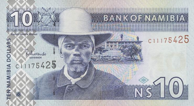 Namibia P.04b 10 Dollars (2001) Serie C  (1) 
