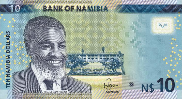 Namibia P.16 10 Namibia Dollars 2015 (1) 