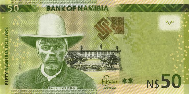 Namibia P.13c 50 Namibia Dollars 2019 (1) 