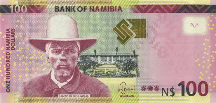 Namibia P.14b 100 Namibia Dollars 2018 (1) 