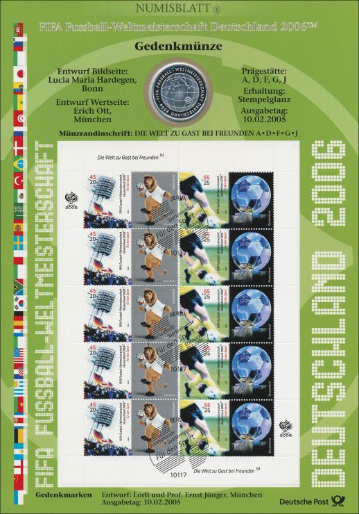 2005: Fußball-WM - Numisblatt 