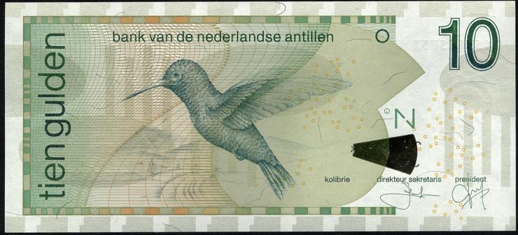 Niederl. Antillen / Netherlands Antilles P.28d 10 Gulden 2006 (1) 