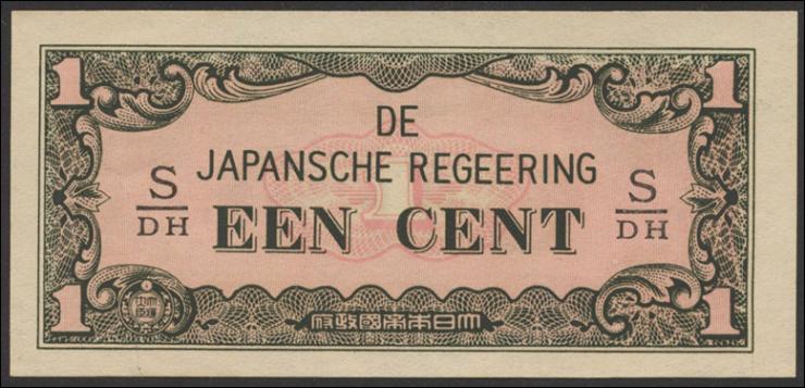 Ndl. Indien / Netherlands Indies P.119b 1 Cent (1942) (1) 