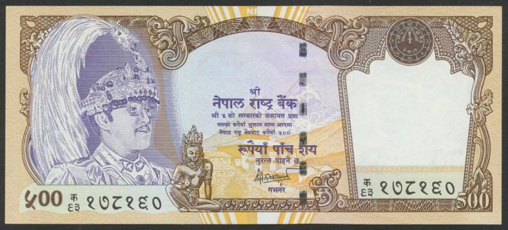 Nepal P.43 500 Rupien (2000) (1) Sign. 2 