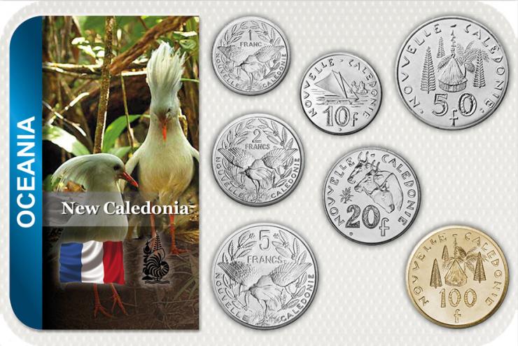 Kursmünzensatz Neu Kaledonien / Coin Set New Caledonia 