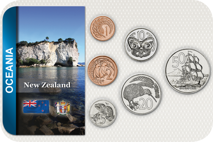 Kursmünzensatz Neuseeland / Coin Set New Zealand 